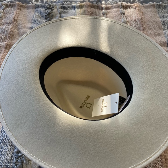 ❤️ Brixton Jo Rancher Off White Wool Hat - Picture 12 of 15